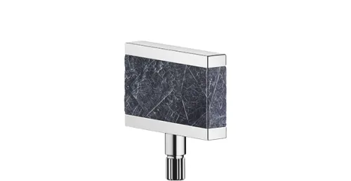 Manopola Nature Squared Dark Pen Mars Black - Cromo spazzolato - XV-01 4709