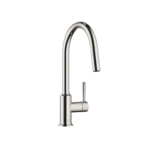 VAIA Single-lever mixer pull-down with spray function - Platinum - 33 870 809-08 0010