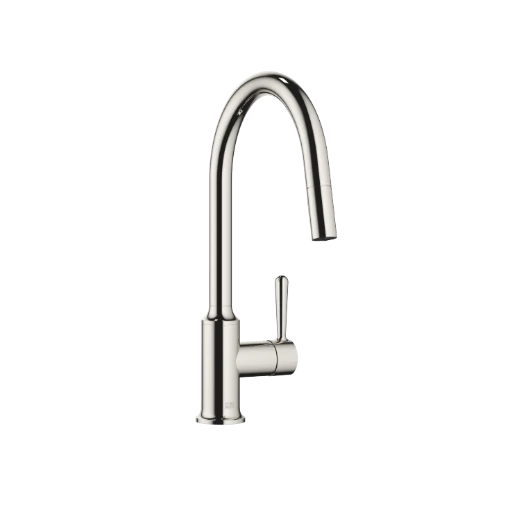 VAIA Single-lever mixer Pull-down with spray function - Platinum - 33 870 809-08 0010