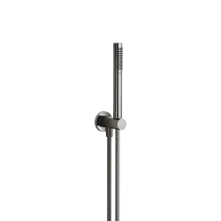 Hand shower set with integrated shower holder - Dark Chrome - 27 812 660-19