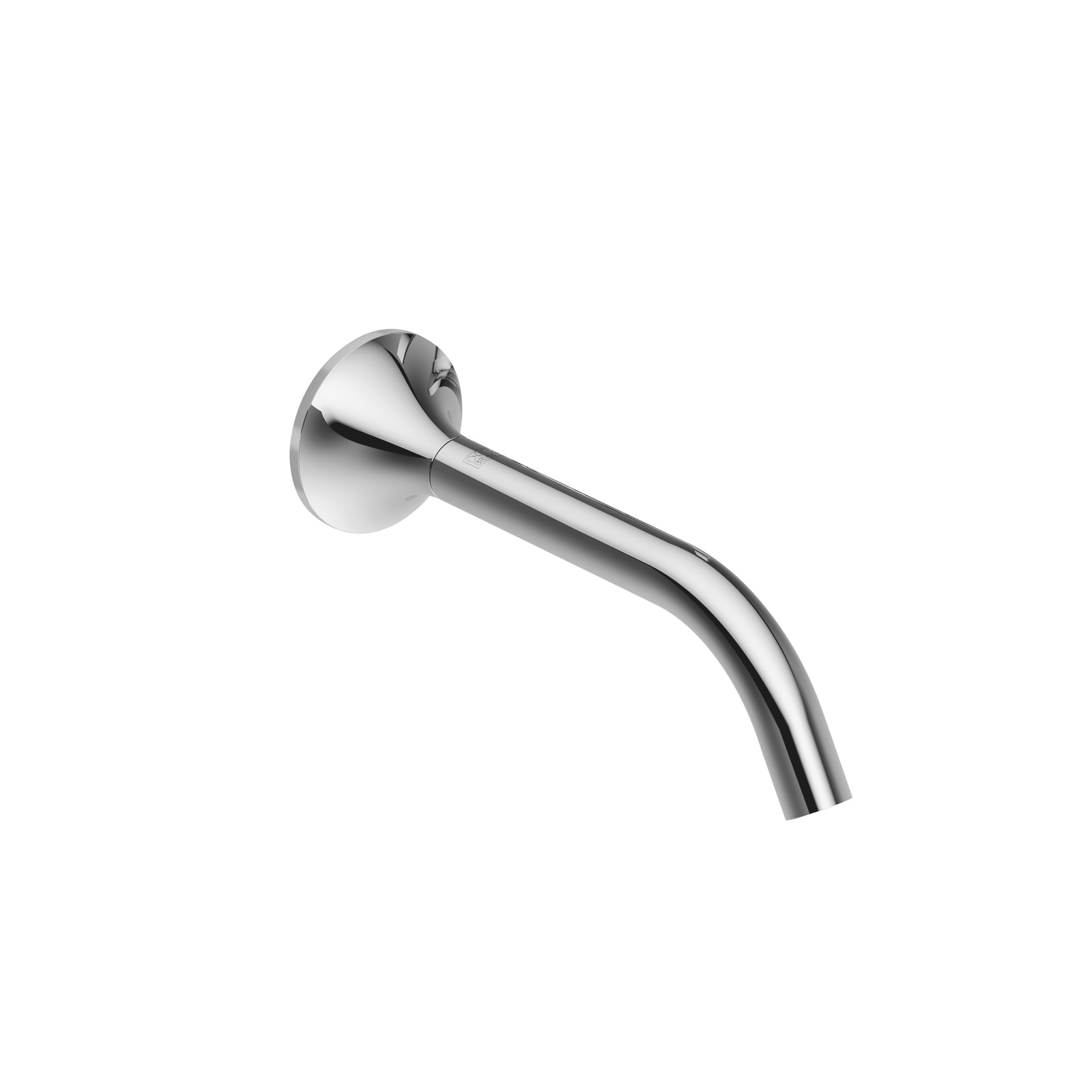 Vaia Brushed Platinum Washbasin Faucets Lavatory Spout Wall Mounted