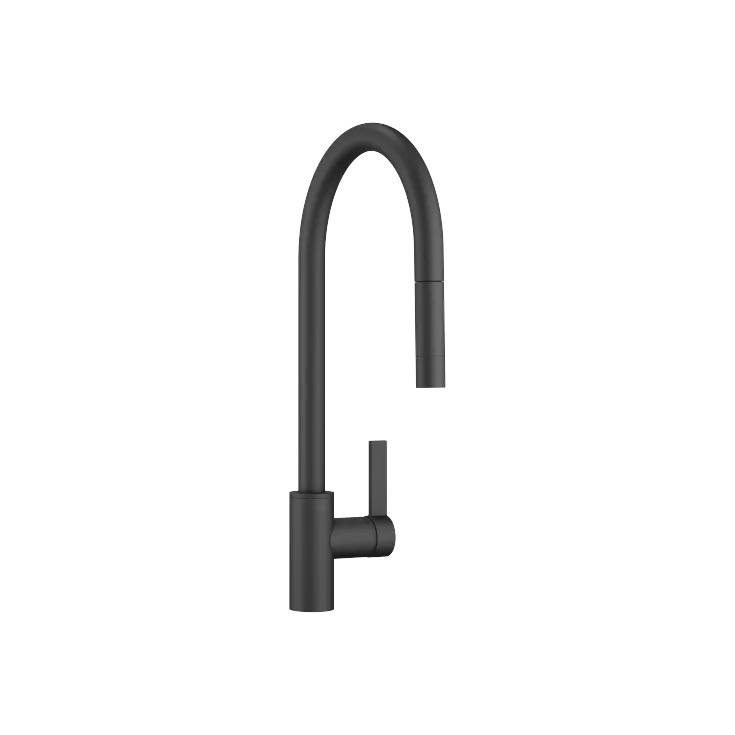TARA ULTRA Single-lever mixer Pull-down with spray function - Matte Black - 33 870 875-33 0010
