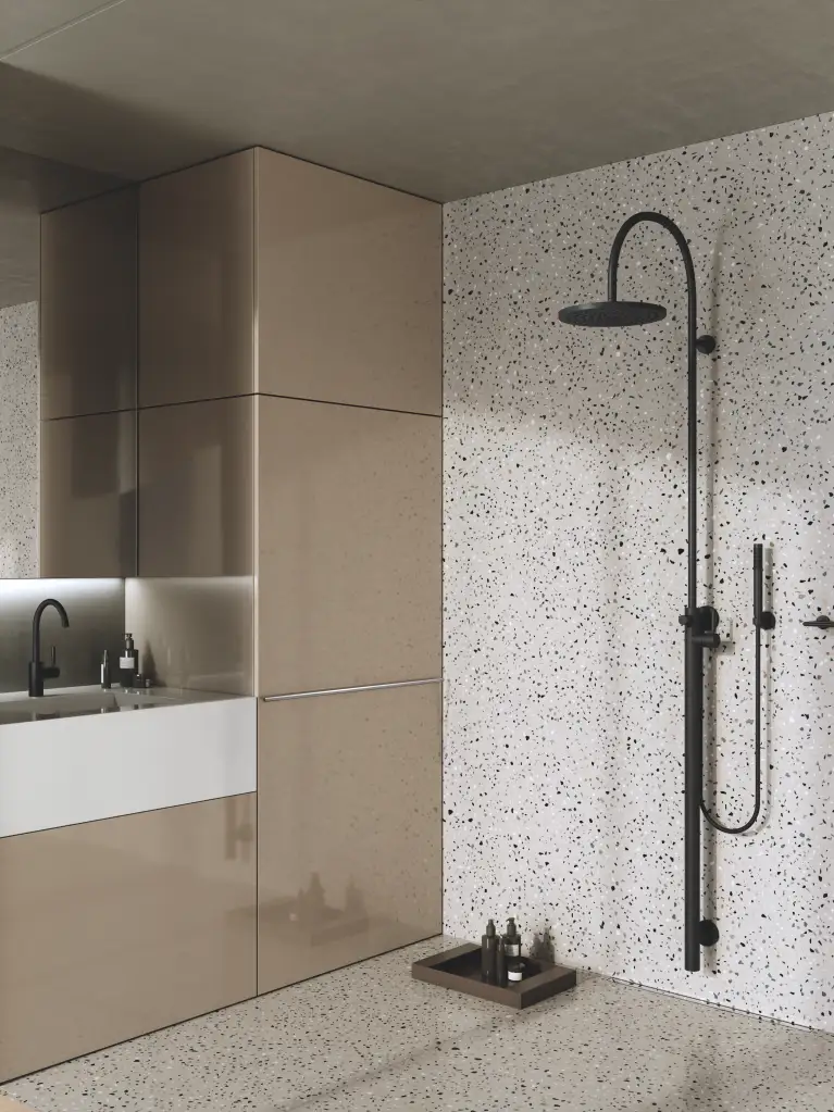 Premium design modern shower minimalistic