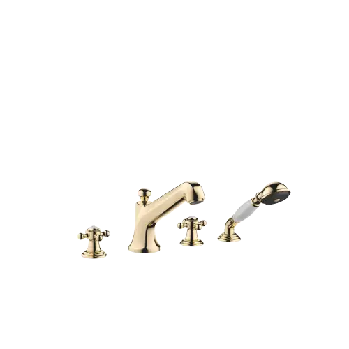MADISON Bath shower set for bath rim or tile edge installation - Durabrass (23kt Gold) - 27 502 360-09 0050