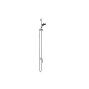 Concealed single-lever mixer with integrated shower connection with shower set - Platinum - Set containing 2 articles
