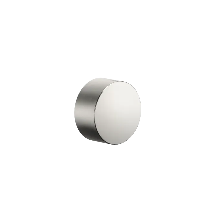 Wall valve clockwise closing cold 1/2" - Brushed Platinum - 36 607 741-06