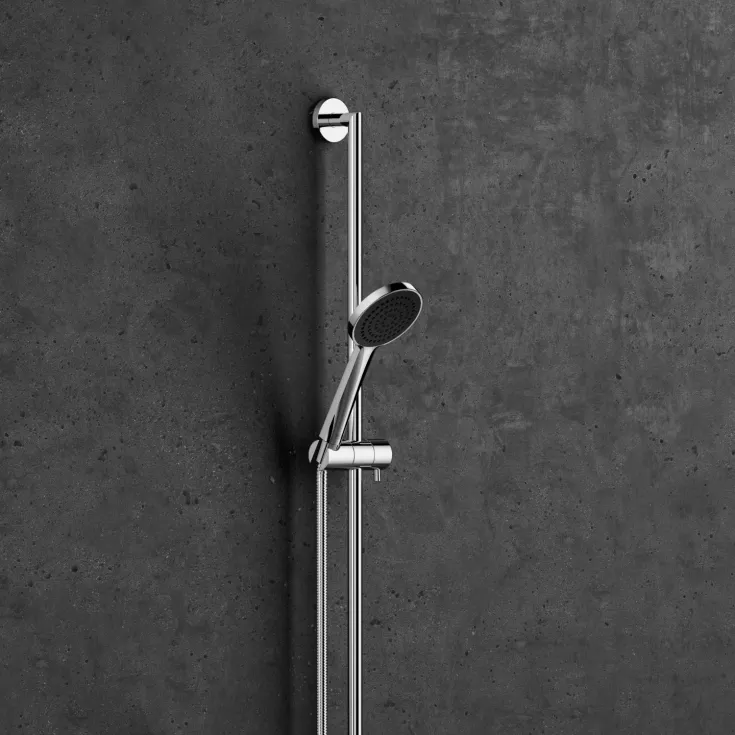 Shower set - Chrome - Set containing 2 articles