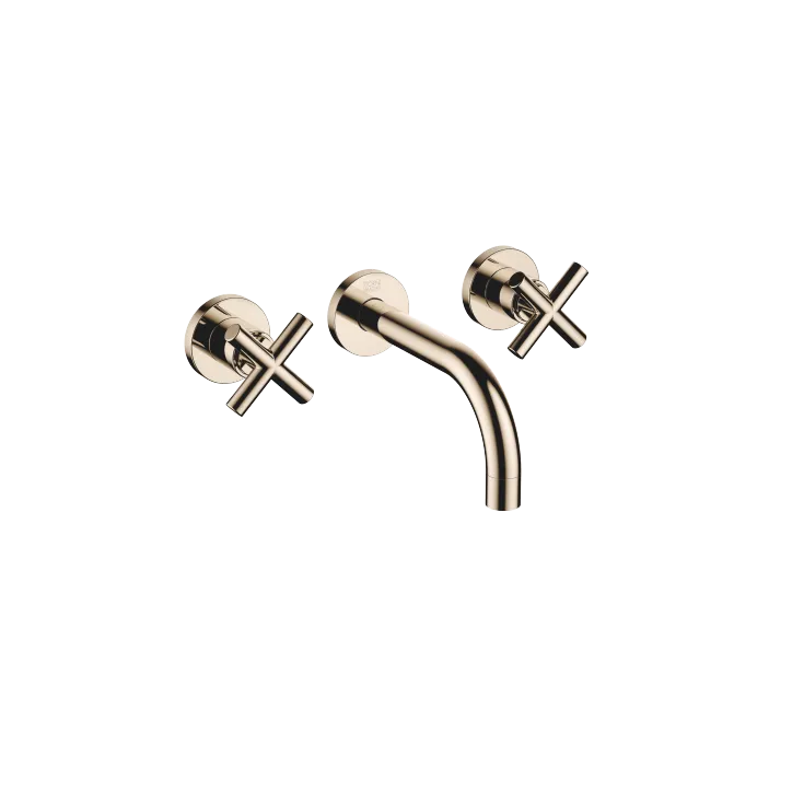 TARA Wall-mounted basin mixer without pop-up waste - Champagne (22kt Gold) - 36 707 892-47 0010