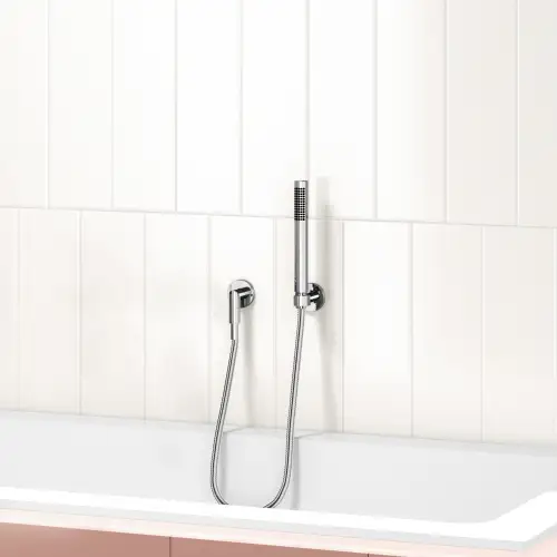 TARA Hand shower set with individual rosettes - Champagne (22kt Gold) - 27 802 892-47