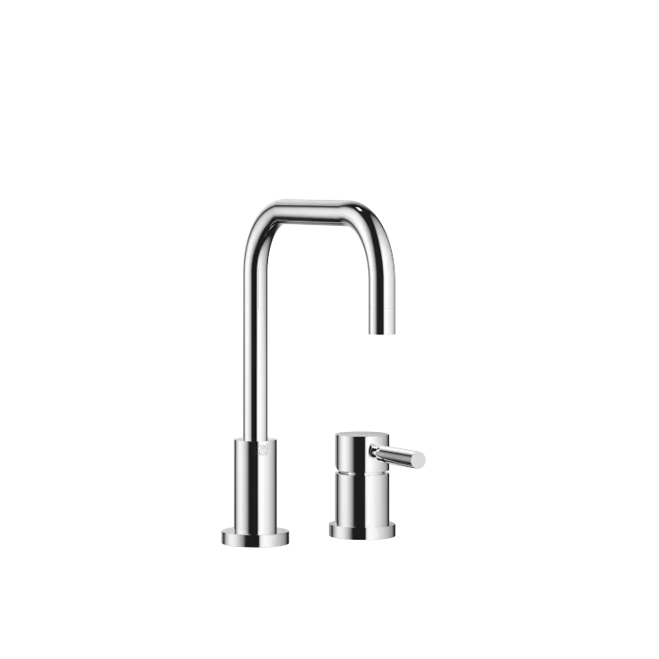 META 02 Chrome Kitchen faucets: Two-hole mixer with individual 