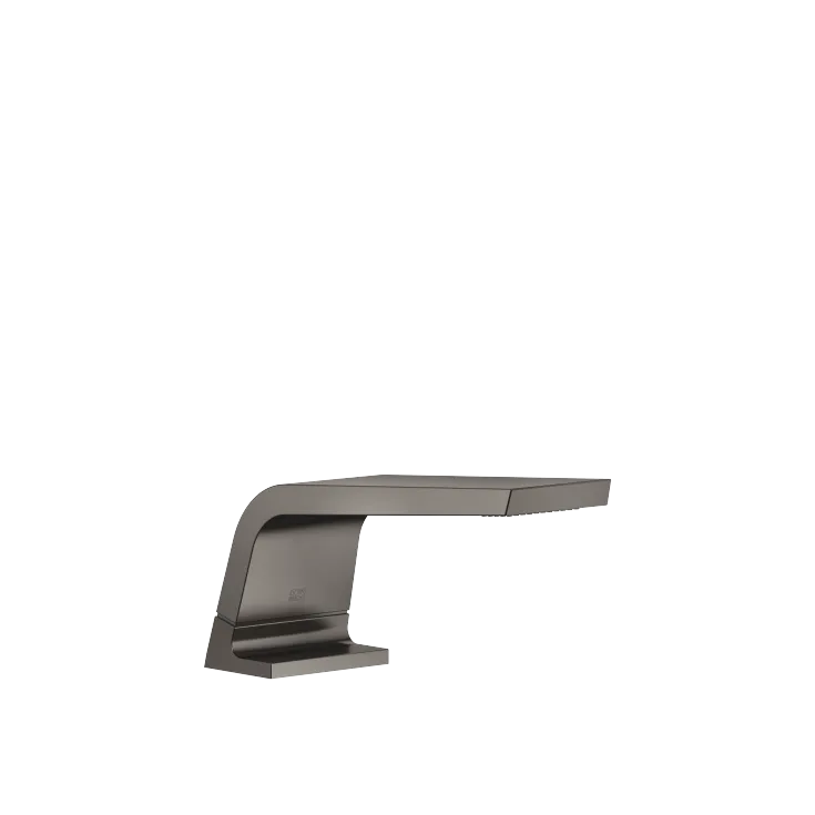 CL.1 Bocca vasca senza deviatore per montaggio bordo vasca - Dark Platinum spazzolato - 13 612 705-99