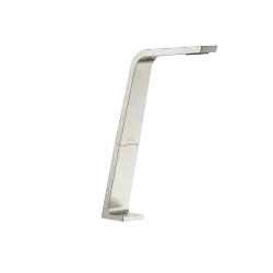 CL.1 Bec déverseur pour lavabo, montage sur gorge sans garniture d’écoulement - Platine brossé - 13 717 705-06