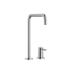 META SQUARE Two-hole mixer with individual rosettes - Brushed Chrome - 32 815 861-93 0010