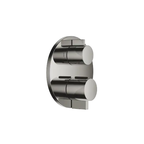 Concealed thermostat with two function volume control - Dark Chrome - 36 426 970-19 0010