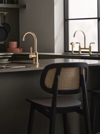 Dornbracht vaia design series inspiration kitchen kitchen faucet brushed durabrass