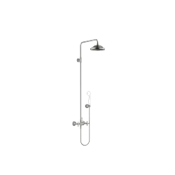 MADISON Showerpipe with shower mixer without hand shower - Brushed Platinum - 26 632 360-06 0050