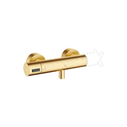 Shower thermostat for wall installation - Brushed Durabrass (23kt Gold) - 34 443 979-28
