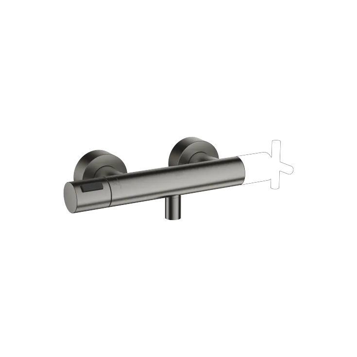 Shower thermostat for wall installation - Brushed Dark Platinum - 34 445 979-99 0070