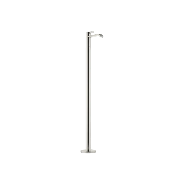 IMO Single-hole basin mixer with stand pipe without pop-up waste - Brushed Platinum - 22 585 671-06