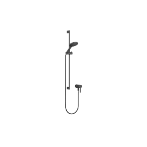 Concealed single-lever mixer with integrated shower connection with shower set - Matte Black - Set containing 2 articles