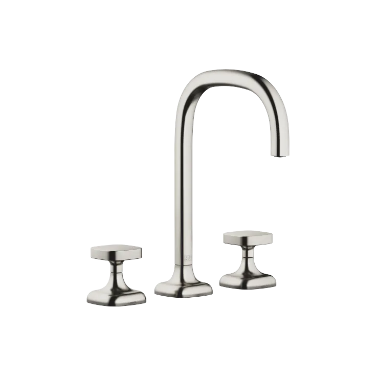 COYA Three-hole basin mixer - Brushed Platinum - 20 713 404-06