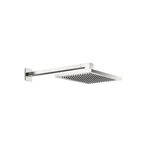 LULU Pomme de douche arrosoir à fixation murale 300 x 240 mm - Platine brossé - 28 786 710-06
