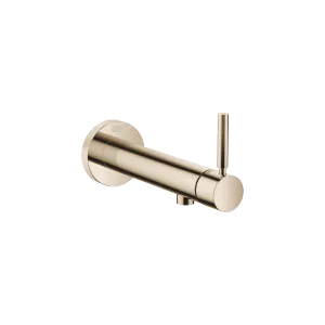 META Wall-mounted single-lever basin mixer without pop-up waste - Champagne (22kt Gold) - 36 804 661-47