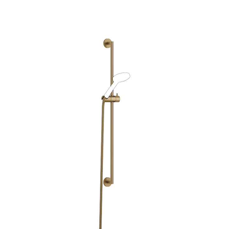 Duschgarnitur ohne Handbrause - Dark Brass gebürstet - 26 412 625-39