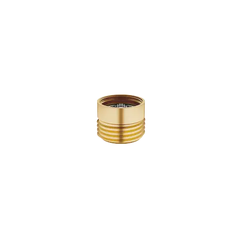 Adapter für Brauseabgang 3/8" x 1/2" - Messing gebürstet (23kt Gold) - 12 202 979-28