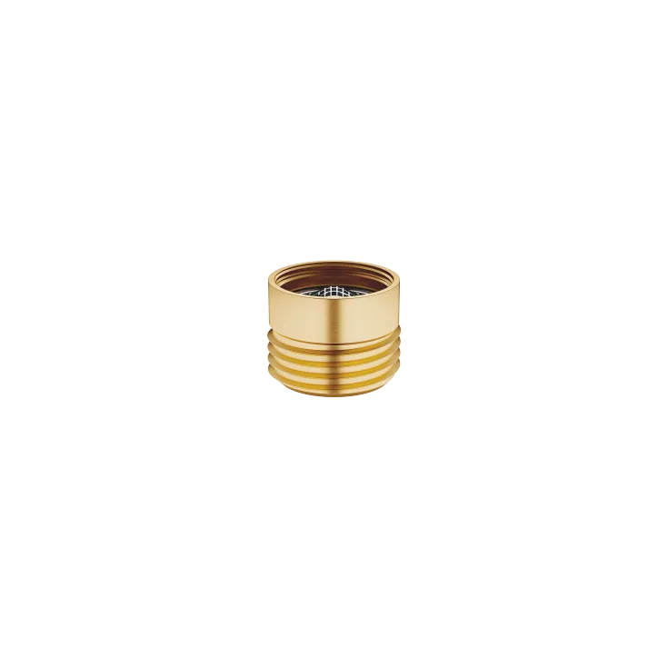 Adapter for shower outlet 3/8" x 1/2" - Brushed Durabrass (23kt Gold) - 12 202 979-28