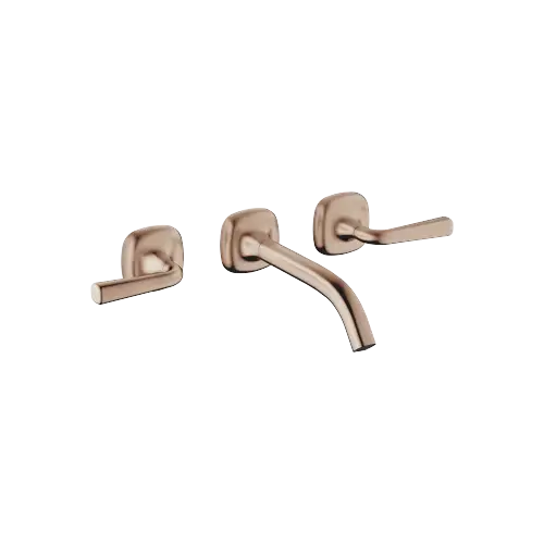 COYA Robinetterie murale pour lavabo sans garniture d’écoulement - Bronze brossé (PVD) - 36 712 414-42