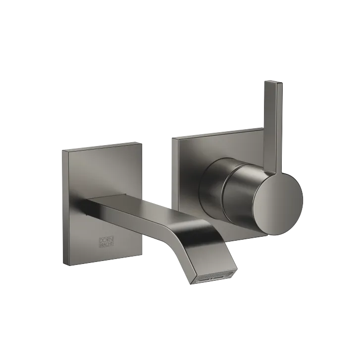 IMO Waschtisch-Wand-Einhandbatterie ohne Ablaufgarnitur - Dark Platinum gebürstet - 36 860 671-99