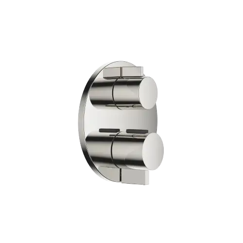 Concealed thermostat with one function volume control - Platinum - 36 425 970-08 0010