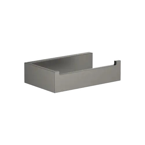 Tissue holder without cover - Brushed Dark Platinum - 83 500 780-99