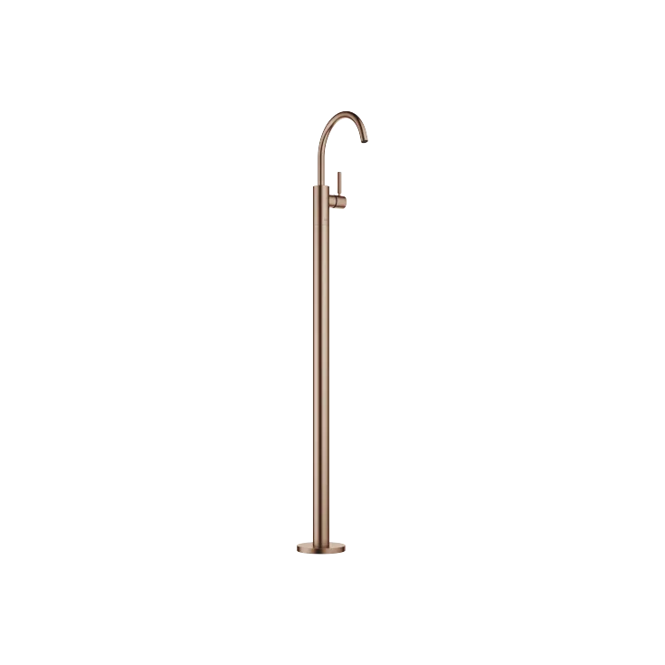 META Single-lever basin mixer with stand pipe without pop-up waste - Brushed Bronze - 22 584 661-42