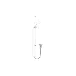 Concealed single-lever mixer with integrated shower connection with shower set without hand shower - Brushed Platinum - 36 110 970-06