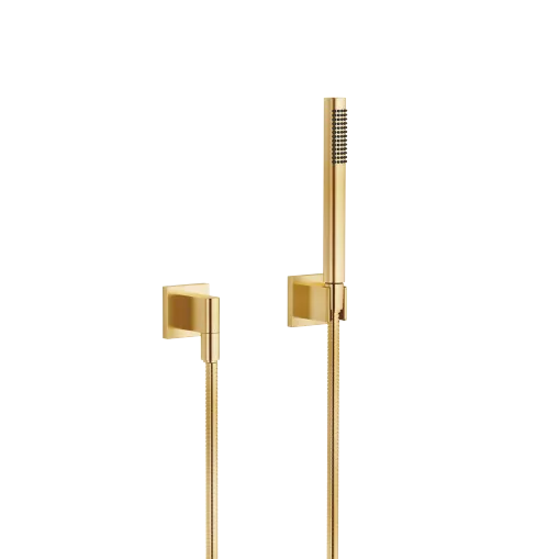 SERIES SPECIFIC Laiton brossé (Or 23cts) Douchettes et systèmes de douche: Garniture de douche avec rosaces individuelles