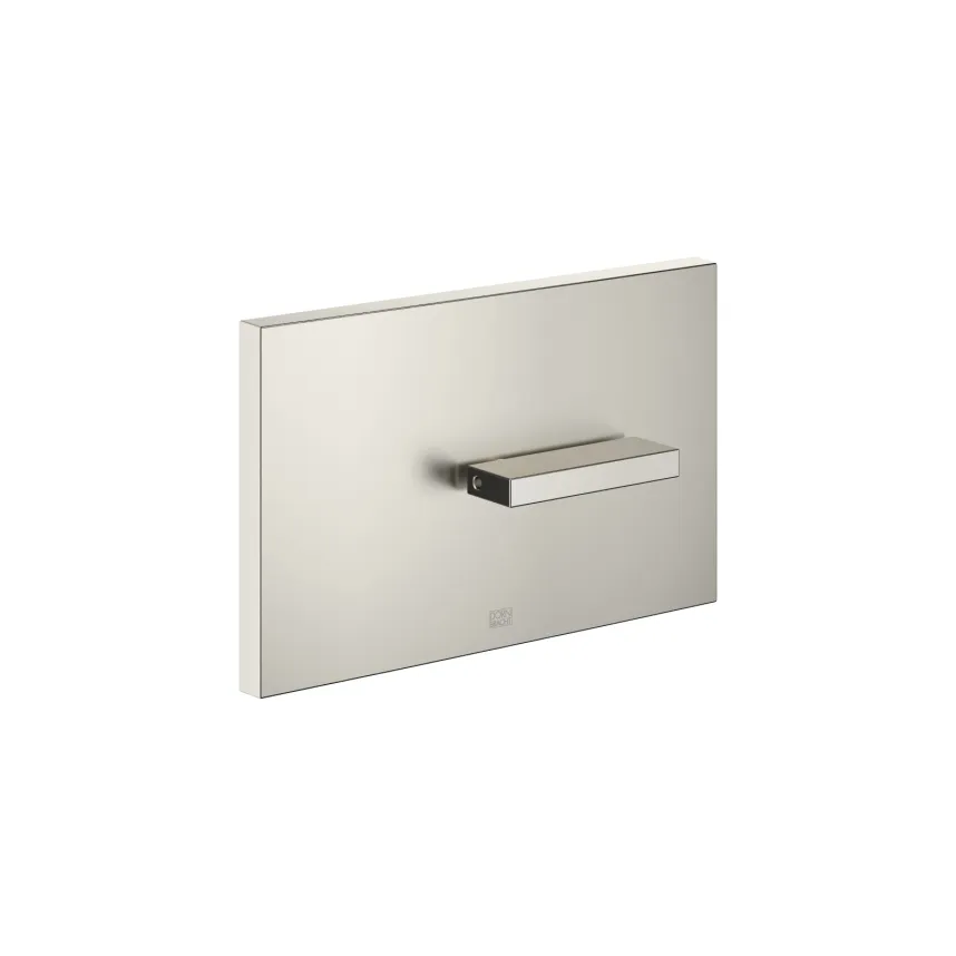 SERIENNEUTRAL Abdeckplatte für WC-UP-Spülkasten der Firma TeCe - Platin gebürstet - 12 660 979-06
