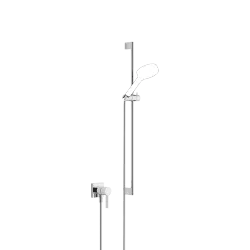 Concealed single-lever mixer with integrated shower connection with shower set without hand shower - Chrome - 36 013 970-00