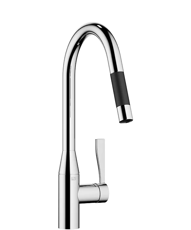 SYNC Single-lever mixer Pull-down with spray function - Brushed Dark Bronze (PVD) - 33 870 895-43 0010