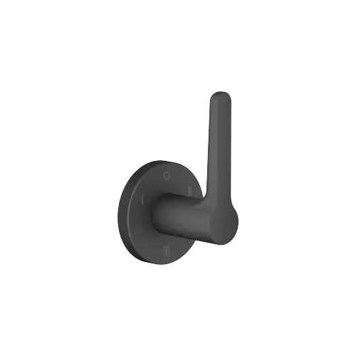 DORNBRACHT YAMOU Wall mounted three-way diverter - Soft Black - 36 210 831-69 0010