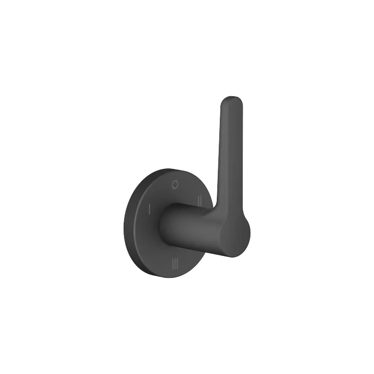 DORNBRACHT YAMOU Concealed three-way diverter - Soft Black - 36 210 831-69 0010