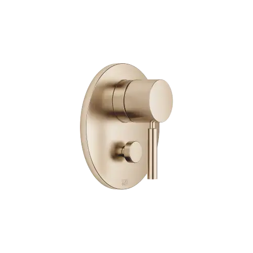 Concealed single-lever mixer with diverter - Brushed Light Gold (PVD) - 36 120 660-27