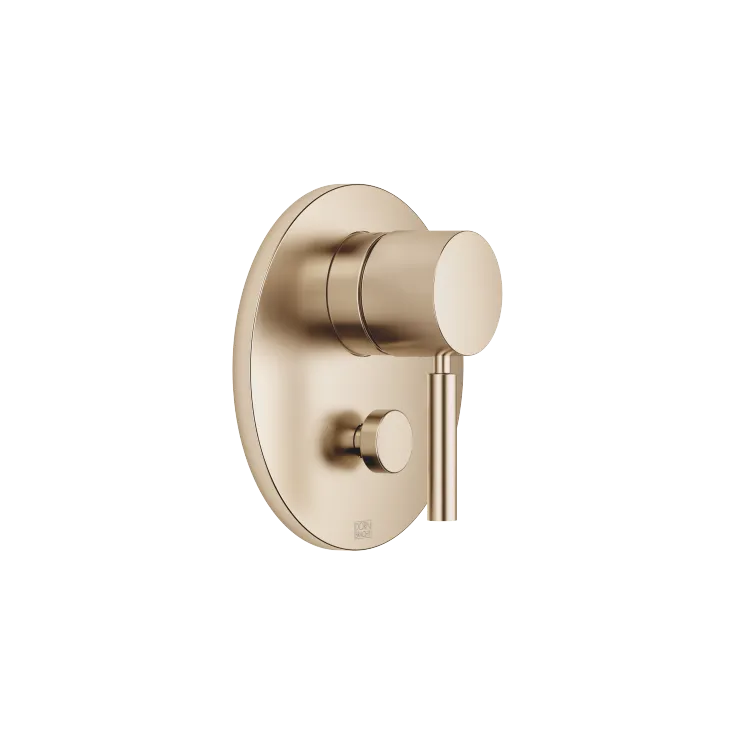 Concealed single-lever mixer with diverter - Brushed Light Gold - 36 120 660-27