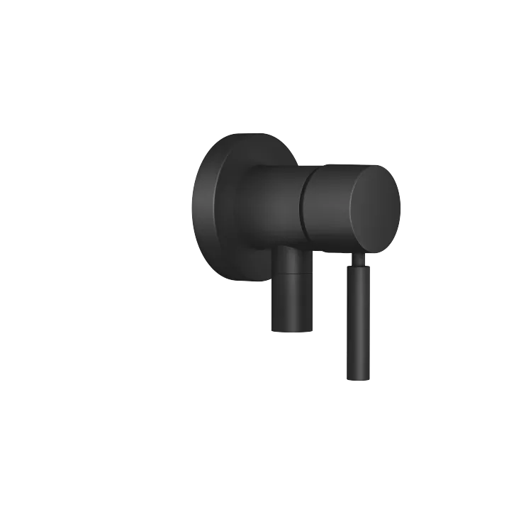 UP-Einhandbatterie mit Abdeckplatte mit integriertem Brauseanschluss - Schwarz matt - 36 046 660-33