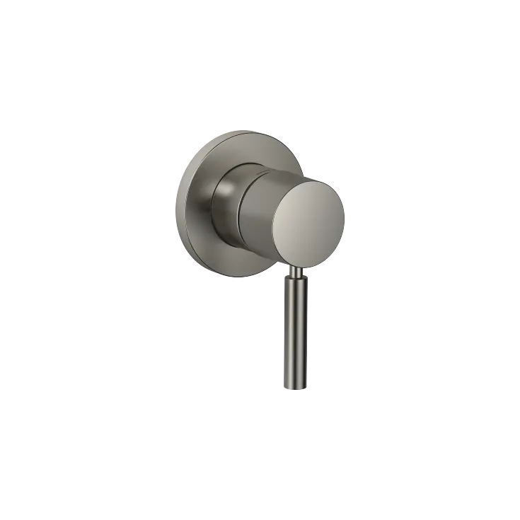 Mitigeur monocommande encastré sur plaque de recouvrement - Dark Platinum brossé - 36 060 660-99