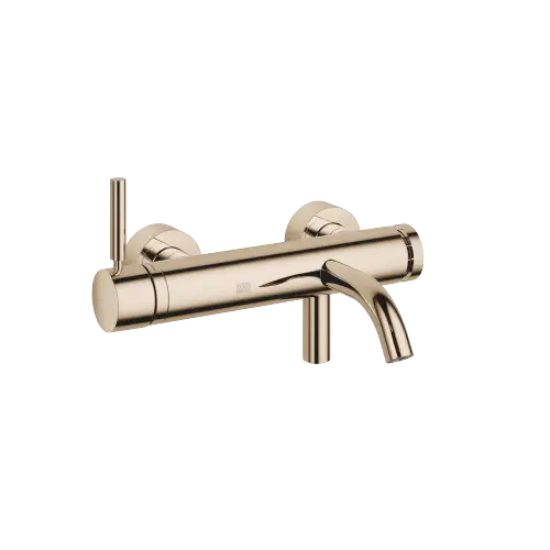 META Single-lever bath mixer for wall mounting without shower set - Light Gold (PVD) - 33 200 660-26