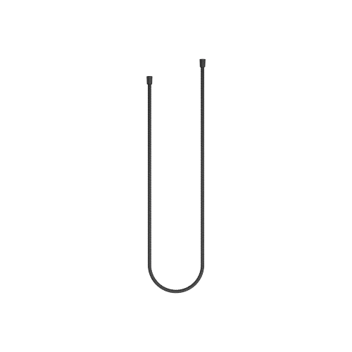 Metal shower hose 1/2" x 1/2" x 1750 mm - Matte Black - 28 204 970-33