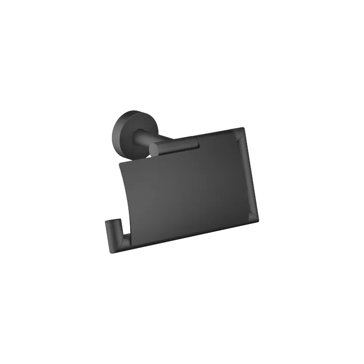 Portarotolo con copertura - Nero opaco - 83 510 979-33