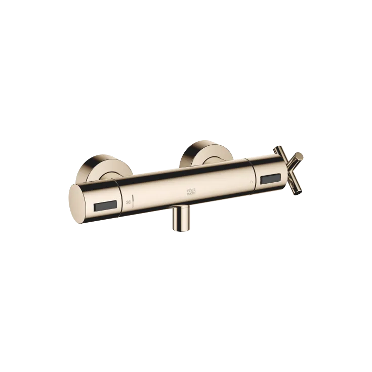 TARA Shower thermostat - Champagne (22kt Gold) - Set containing 2 articles